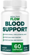 New Healthy Flow Blood Support Cardiovascular Circulation - 60 Capsules Genuine