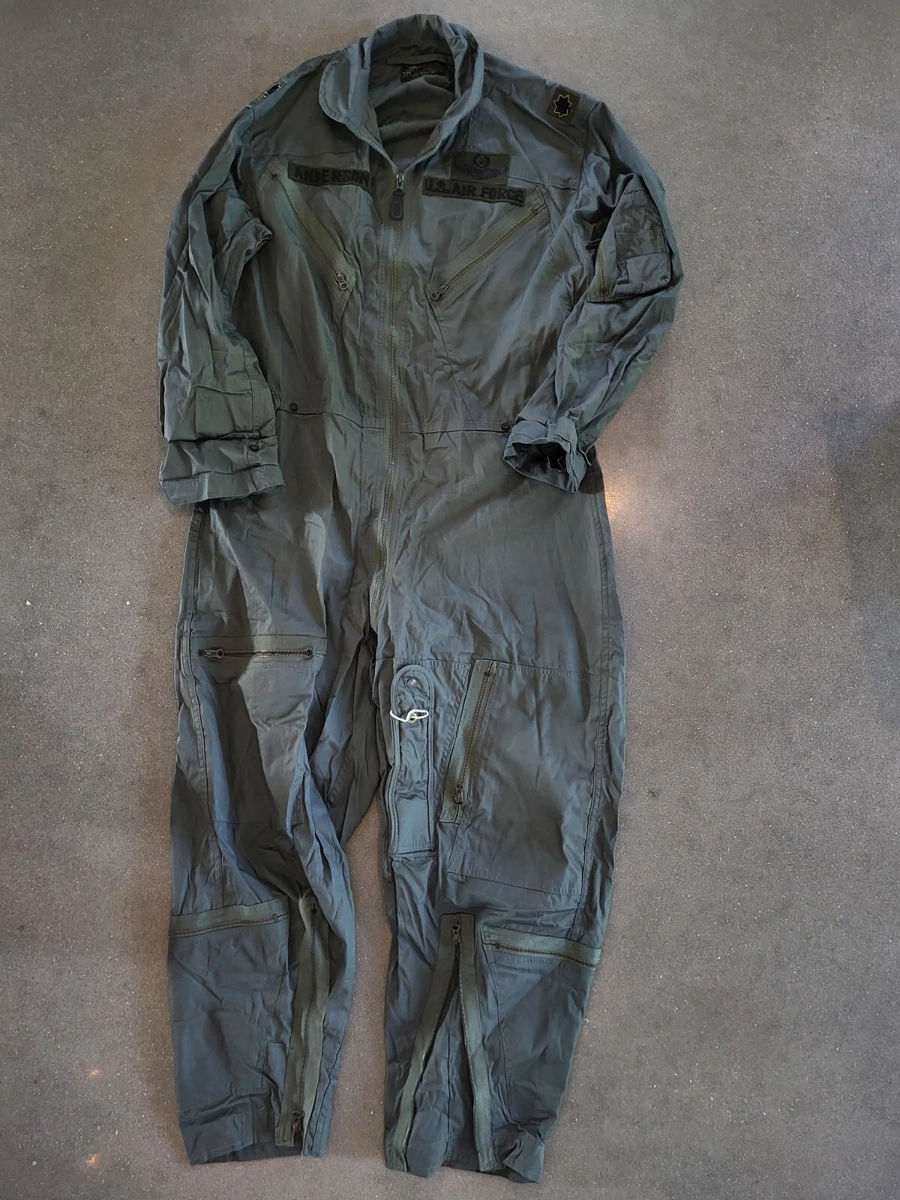 Vtg 60s Named Officer K-2B Flight Suit Flying Mans Military USAF Vietnam N-Mint