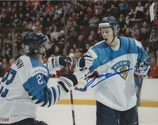 Team Finland Jesse Ylonen Signed Autographed 8x10 NHL Photo COA #5