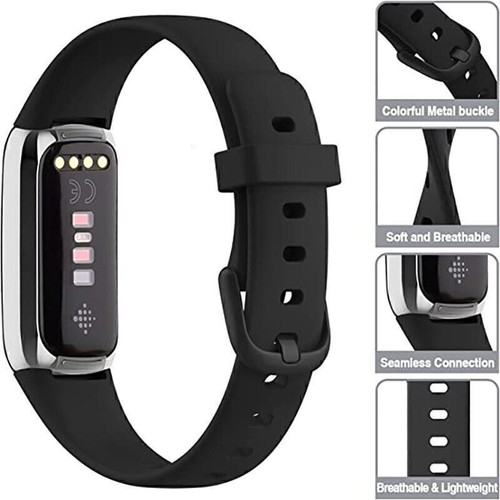 Do Fitbit Luxe Bransoletka Zamienny pasek do zegarka Silikonowy pasek Bransoletka Pasek - Zdjęcie 4 z 23