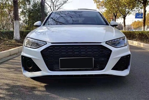 Kit parachoques delantero estilo RS4 recambio con parrilla se adapta a Audi A4/S4 2020-2025 B9.5 - Imagen 8 de 10