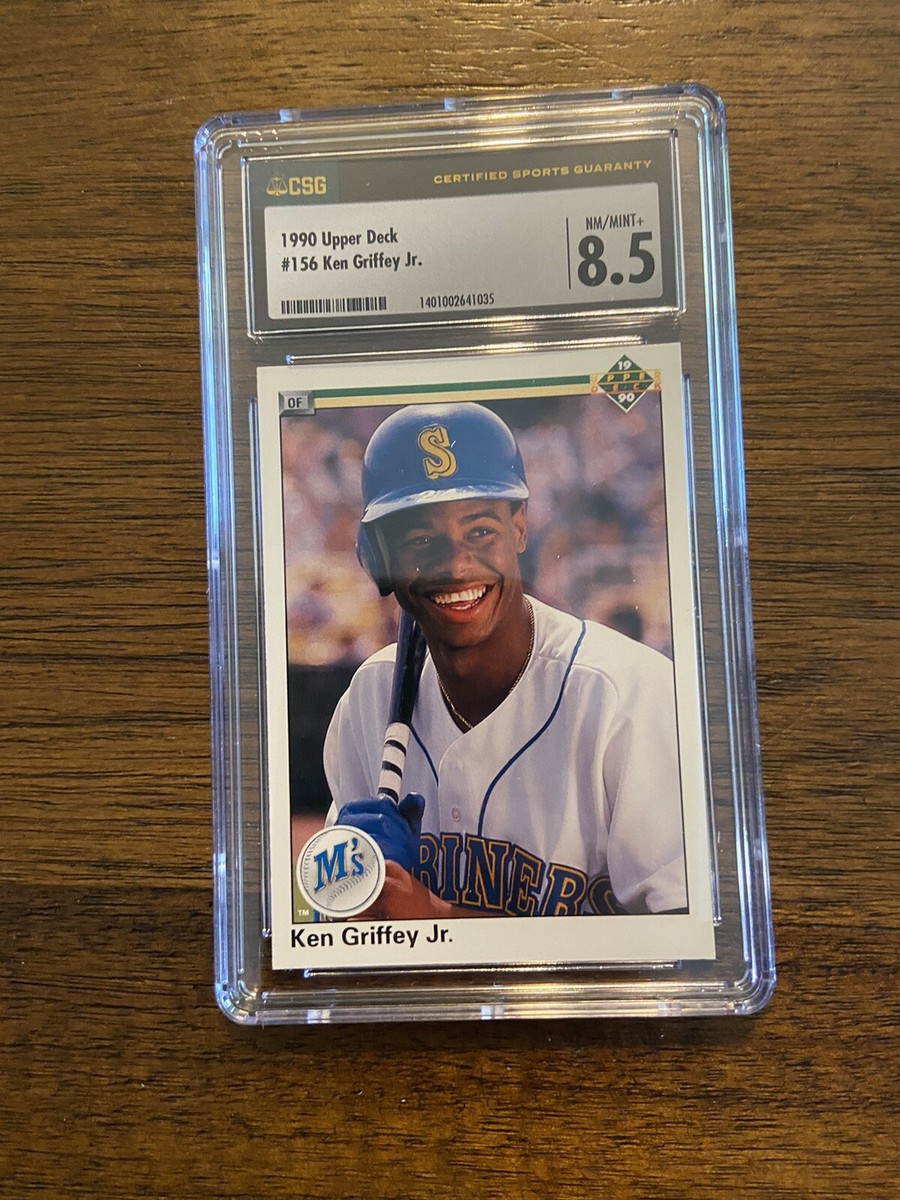 CSG 8.5 1990 Upper Deck Ken Griffey Jr Card #156 Error