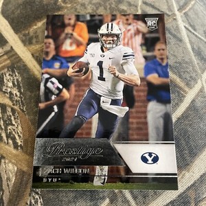 2021 Panini Prestige Zach Wilson Rookie RC New York Jets BYU