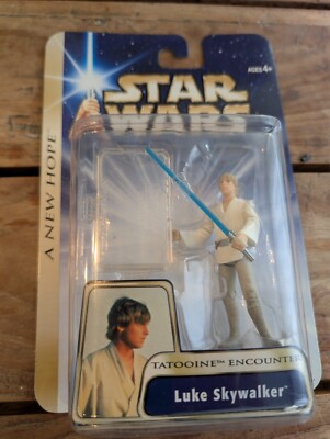 Hasbro Star Wars A New Hope Luke Skywalker OVP / Neu 2003 #84709
