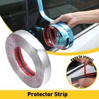 <!--F#f_0-->5M Car Door Sill Scuff Protector Plate Sticker Body Chrome Cover Anti-Kick AU<!--F/-->