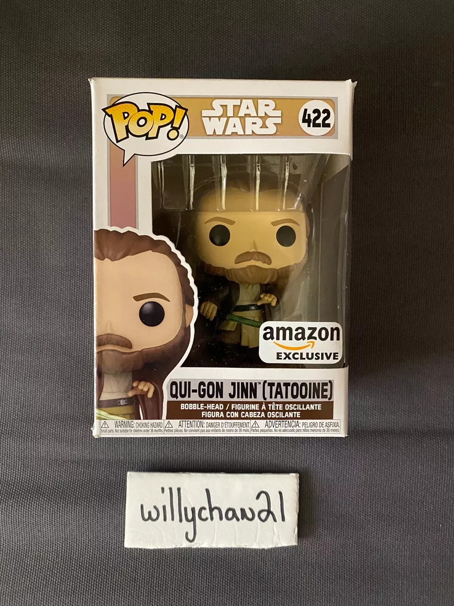 Funko Pop! Star Wars: Across The Galaxy - Qui-Gon Jinn (Tatooine) Exclusive  