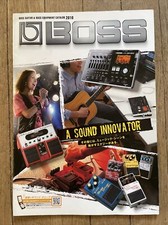 BOSS Effects 2010 Japoński katalog gitar MIJ