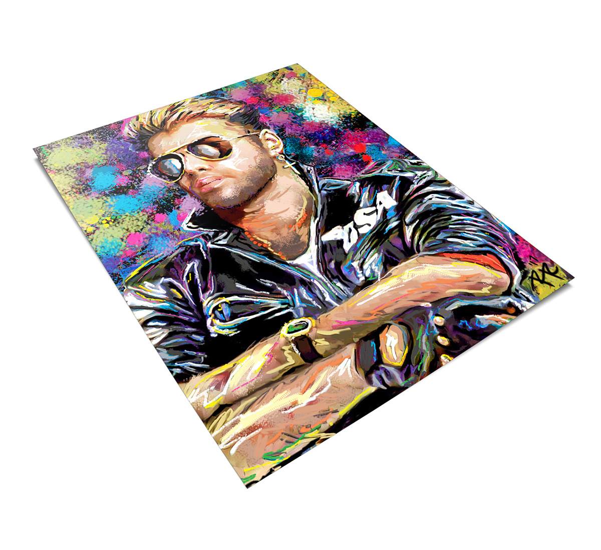 Poster Esthétique George Michael - Musicien De Chanteur Pop - 13 Pièces - Impression Sur Toile - Décoration Murale Moderne Pour Chambre à Coucher - 20 X 30 Cm