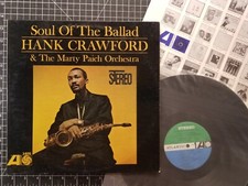 HANK CRAWFORD Soul Of The Ballad LP 1963 1ST PRESS w/ INNER Vinyl MARTY PAICH HANK CRAWFORD Soul Of The Ballad LP 1963 1ST PRESS w/ INNER Vinyl MARTY PAICH