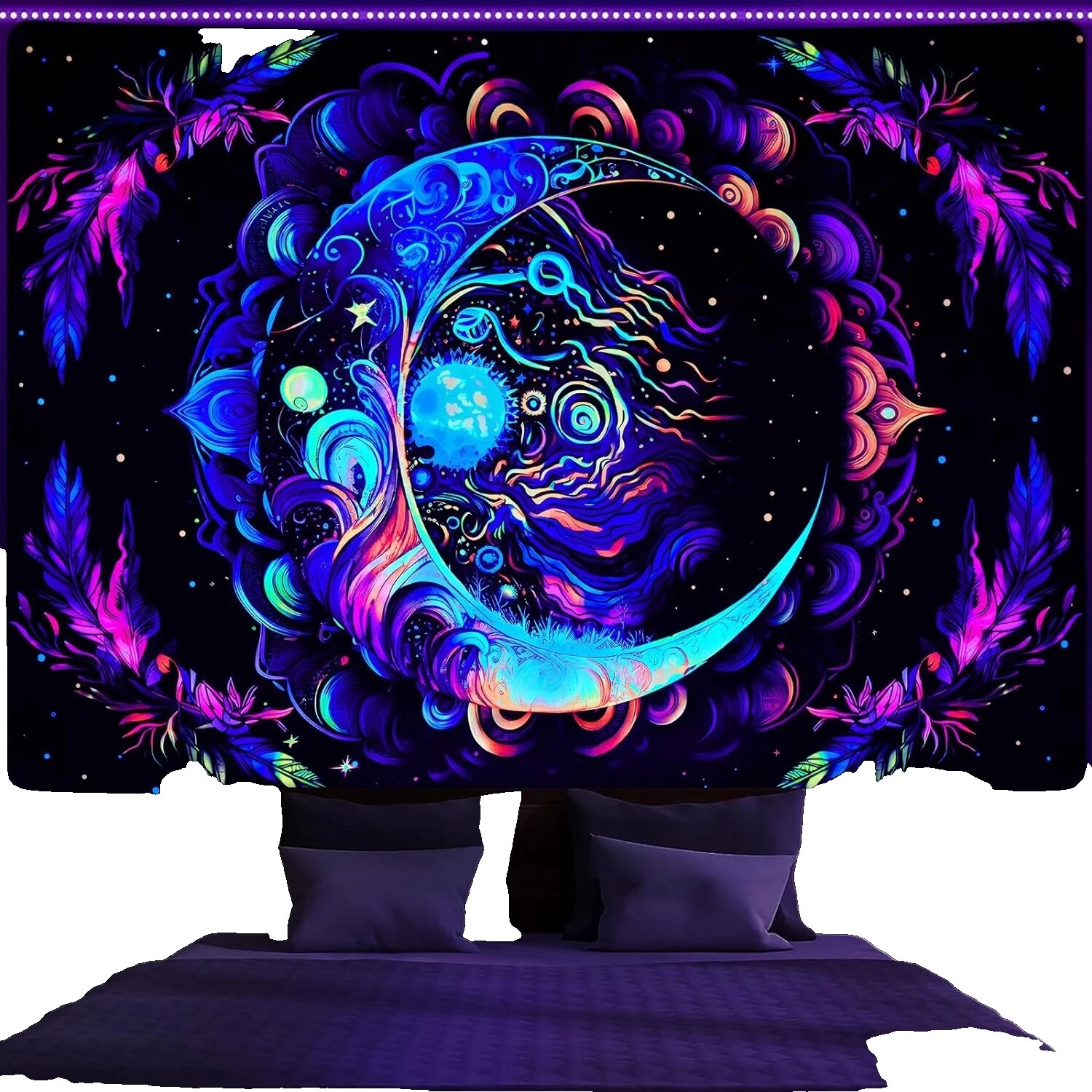 Mandala Art Deco Angel Tapestries