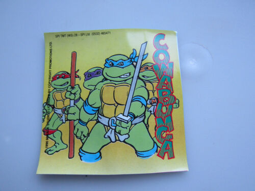 1990'S SPI TEENAGE MUTANT HERO TURTLES DOUBLE SIDED TRANSPARENT WINDOW STICKERS - Picture 6 of 16