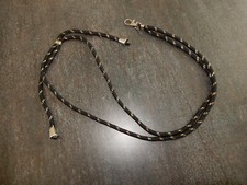 Black/Gold Stretch Cord Phone Lanyard Crossbody Adjustable Outdoor Universal