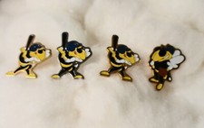 Little League Baseball Pin(s)(4): Four Yellow Jackets w 