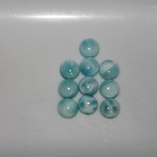 Larimar 6mm Cabochon Round Loose Gemstone s 