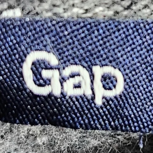 Gap Grey Open Front Ribbed Neck & Opening Edges Long Sleeve Cardigan Size Medium - Picture 6 of 9