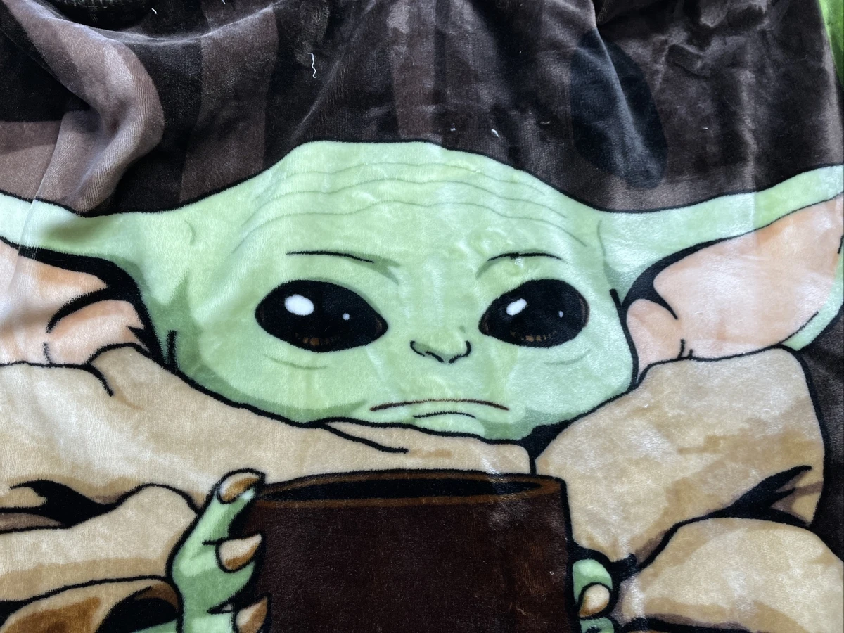 Baby yoda sherpa blanket sale