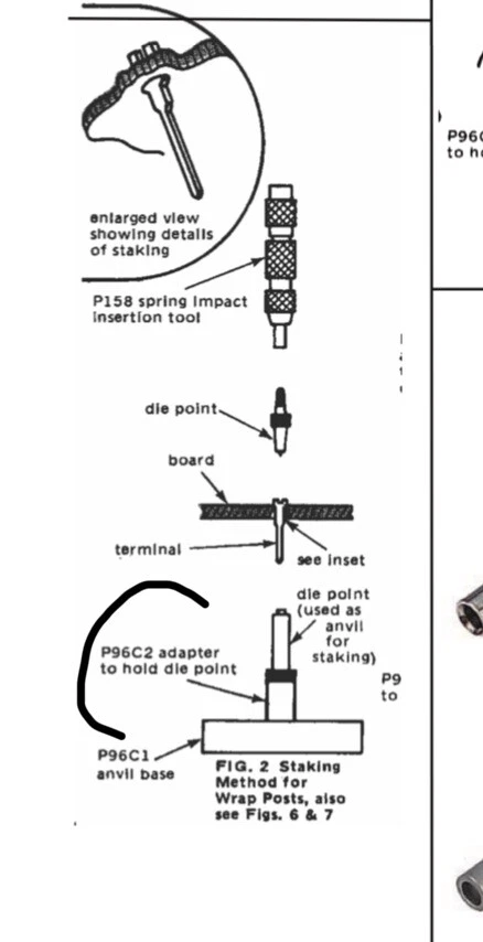 Vector P-158 Electronics Impact Insertion Tool. For R31 , R32 +Adapter-P96C2. - Image 4 of 4