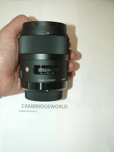 Sigma 35mm F1 4 Art Dg Hsm New Prime Wide Lens For Nikon Camera In Factory Box Ebay