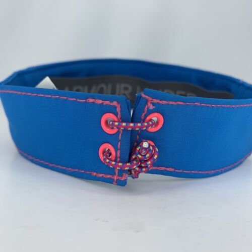 Under Armour Sun Visor Blue with Pink Stitching Youth Kids OSFA Hat - Picture 4 of 9