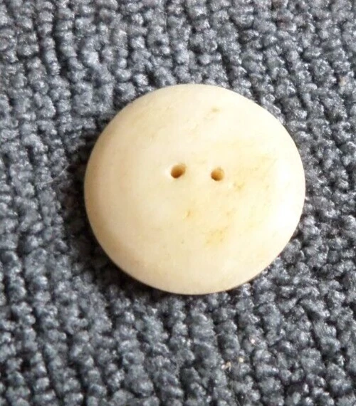 Vintage MOP Mother of Pearl Inlay Button 3/4" Inch - Image 4 of 4