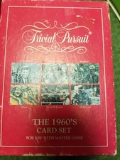 PARKER BROTHERS TRIVIAL PURSUIT 1960'S CARD SET-MASTER GAME