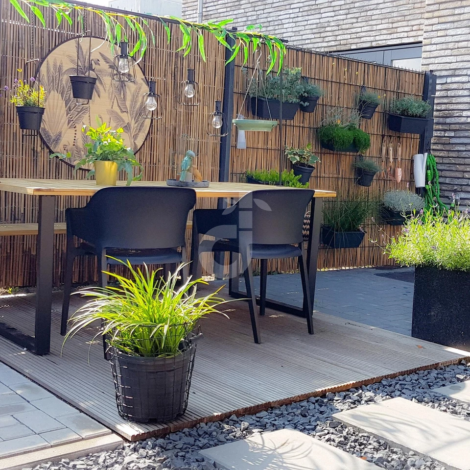 Bambus Sichtschutz CALAMA Gartenzaun Windschutz Bambusmatte EXTRA GEHÄRTET (HxB) - Bild 2 von 4