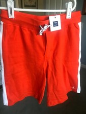 NWT 10 Janie and Jack BOY Orange Knit Active Athletic Pull Up Shorts Bottoms