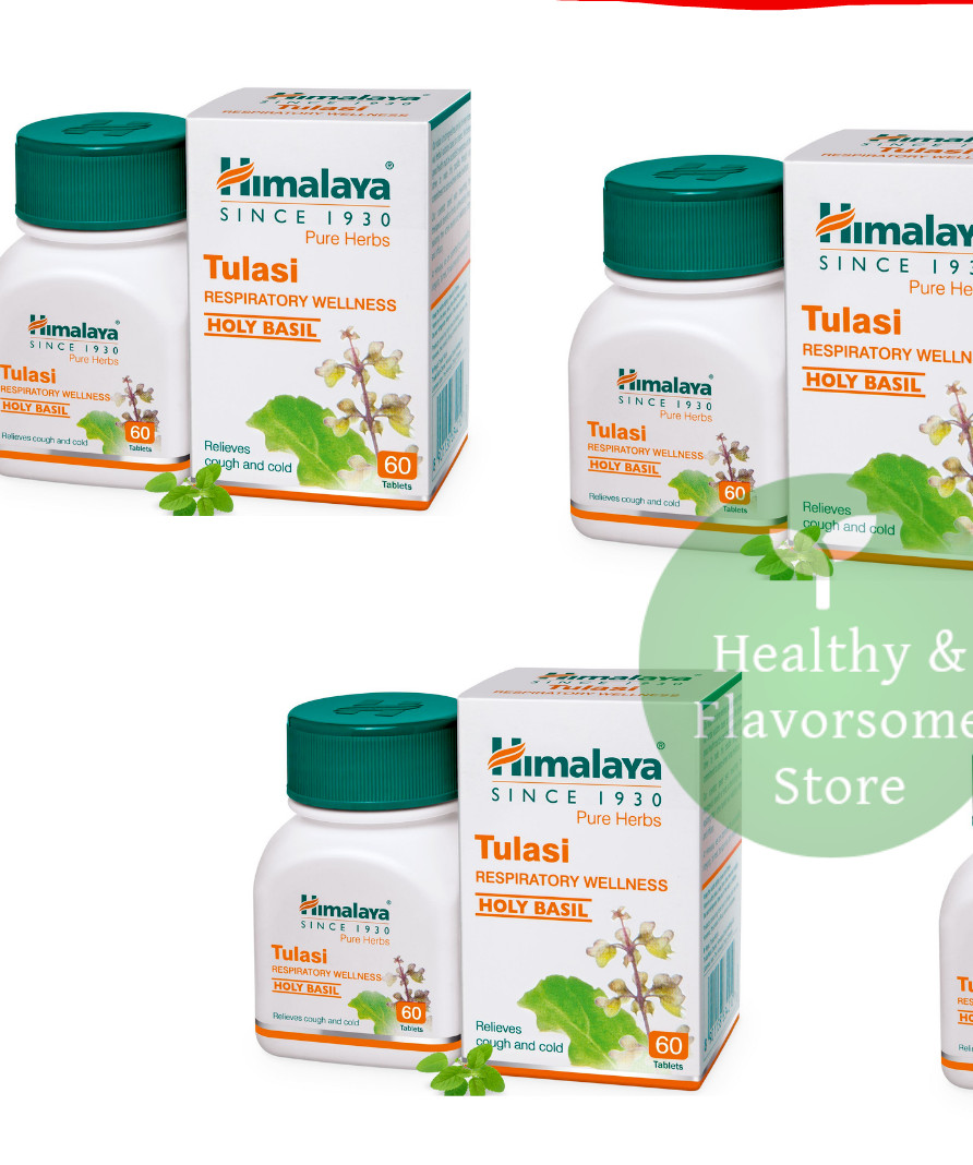 3 X compresse Himalaya TULASI (60 compresse) allevia tosse e raffreddore |...
