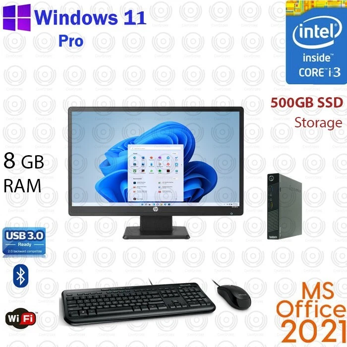 Lenovo M910z i3 Aio Tout en Un 24  64GB SSD 960GB WIN10 PC Fixe Lecteur Dvd-Rw