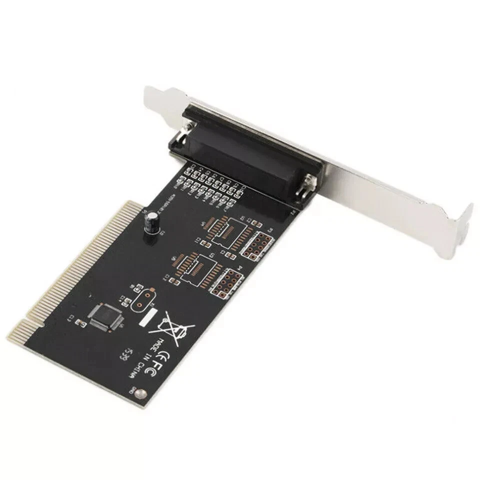 Parallel Port PCI Adapter Controller Card For IEEE 1284 DB25 25Pin Printer - Image 2 of 4