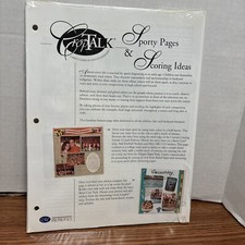 Creative Memories Crop Talk Sporty Pages  Scoring Ideas 2003-19