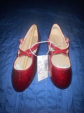 Children's Place Red Sparkle Dorothy Holiday Christmas Shoes Size 9
