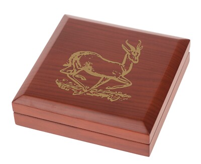Münzbox für Krügerrand Type-Set von  1/10  -  1 Oz Goldmünzen inkl. Münzkapseln