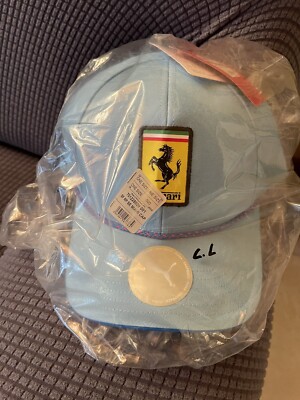 Cappellino Ferrari GP Miami 2024 Azzurro La Plata Originale