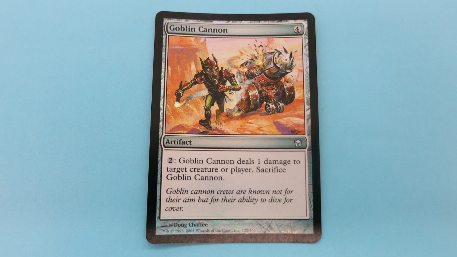 FOIL GOBLIN CANNON ARTIFACT   FIFTH DAWN 5TH MAGIC GATHERING MTG NM / UNPLAYED
