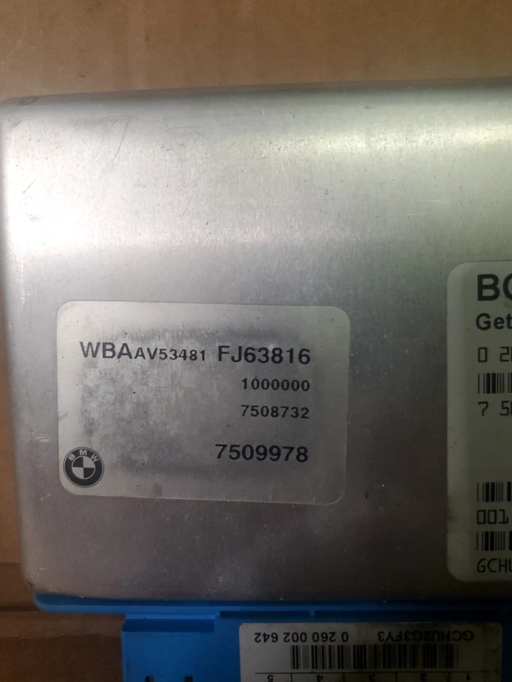 ORDENADOR TRANSMISIÓN BMW 330I 2001 2002 2003 7509978 Foto 3 de 4
