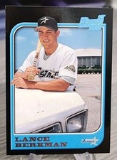 Lance Berkman 1997 Bowman Paper #438 Houston Astros 1st Bowman 