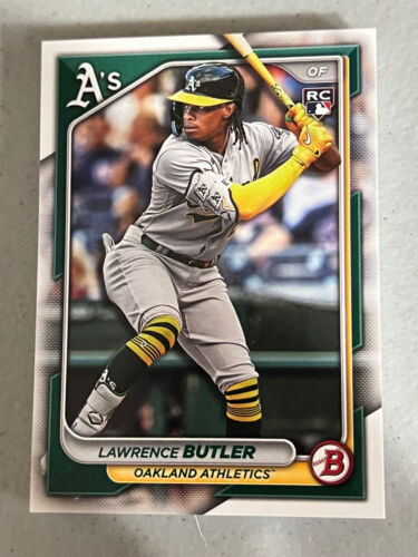 (23) Card Lot 2024 Bowman Hobby Paper Lawrence Butler RC #44 Oakland Athletics