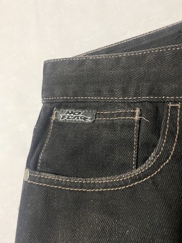 Pantalones de mezclilla negros para hombre No Fear Born To Ride talla 40/102 - Imagen 6 de 13