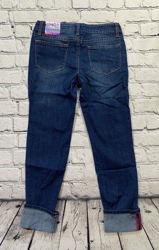 Vigoss Girls Blue Skinny Jeans 10 Super Stretch Adjustable Waist - NEW/MSRP $36 - Picture 2 of 20