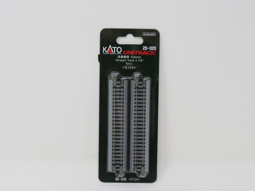 Kato Unitrack 20-020 Straight Track 4 7/8" 124mm 4 pcs for N Scale Model Trains - Picture 1 of 3