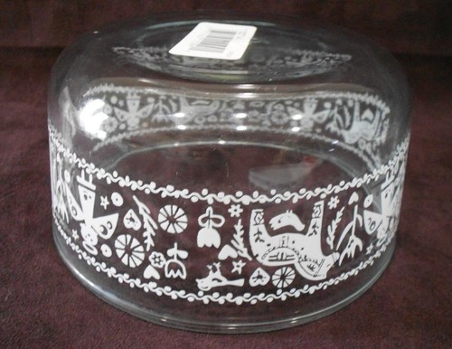 ❤️ NEW 1 PYREX 4-Cup ANGEL HORSE Storage BOWL Nordic Winter Holiday *UPICK COLOR - Picture 4 of 10
