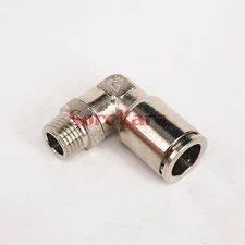 Brass ELbow Push In Connector Pneumatic Fitting 1/8" BSP Male x Tube 8mm