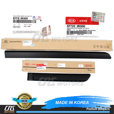 Genuine OEM 87721-2K000 Molding - Waistline RR Door, LH