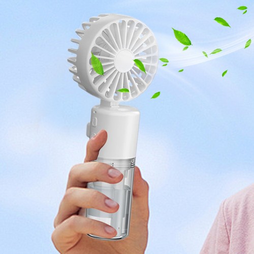 Handheld Mist Fan With Water Humidifier Cooler Rechargeable Mini Hand Spray Fans - Picture 8 of 16