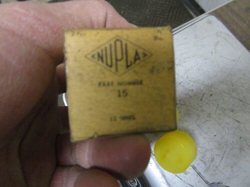 Pair NOS Nupla No 15 Hammer Screw On Soft Tips USA 1-1/2" Diameter - Picture 2 of 2
