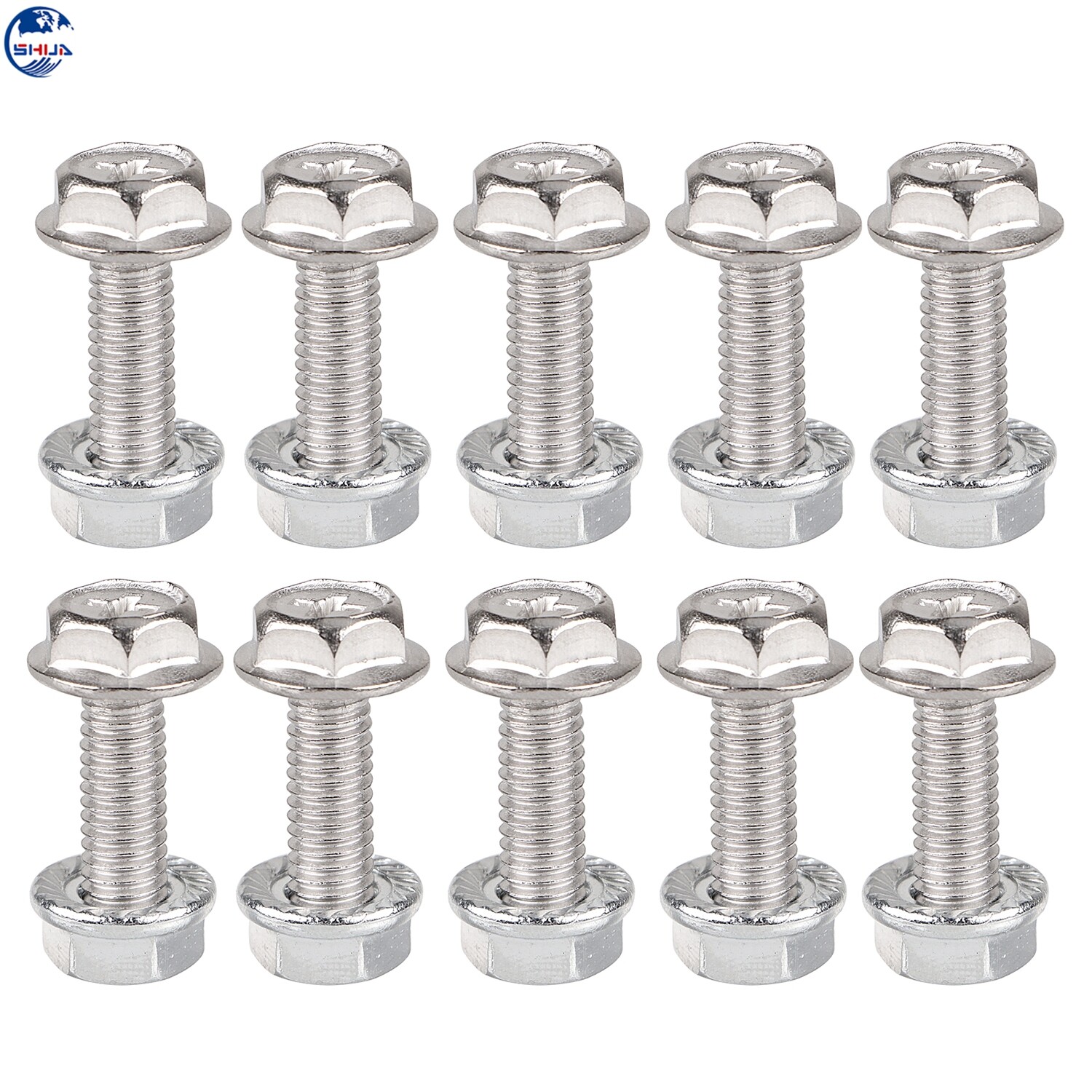 10 pack Oil Pan Bolt & Nuts Kit For Honda Acura B/D Series Civic