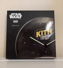STAR WARS - Kith Millennium Falcon Ship Wall Clock - Black  SHIP READY - IN HAND