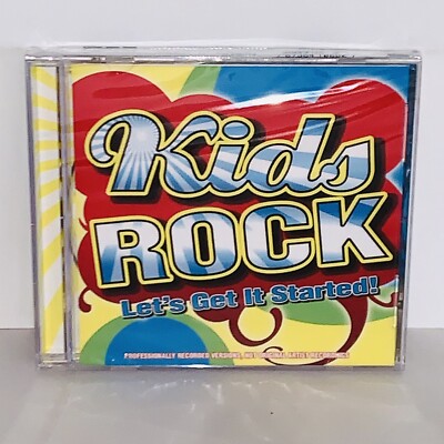 Factory Sealed Kids Rock: Let's Get It Started! by Various Artists CD