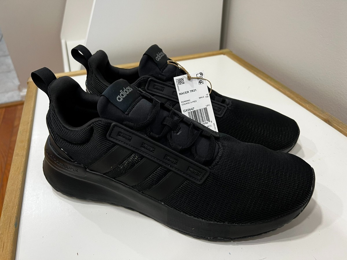 Adidas Racer TR21 Running Training Mesh Shoes Sneaker Black GX0647 Size - Main Image